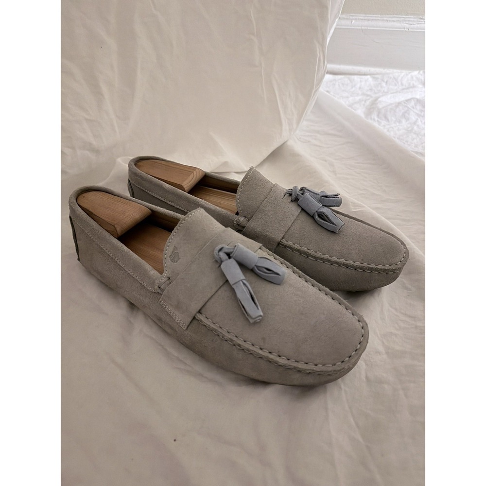 Bobbies Paris Suede Driving Tassel Loafers - Men's EU 41 (US 8)